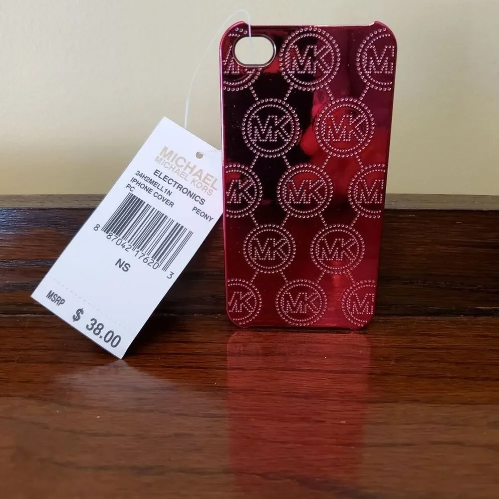 Michael Kors Metal PEONY iPhone Case Cover Fits iPhone NS